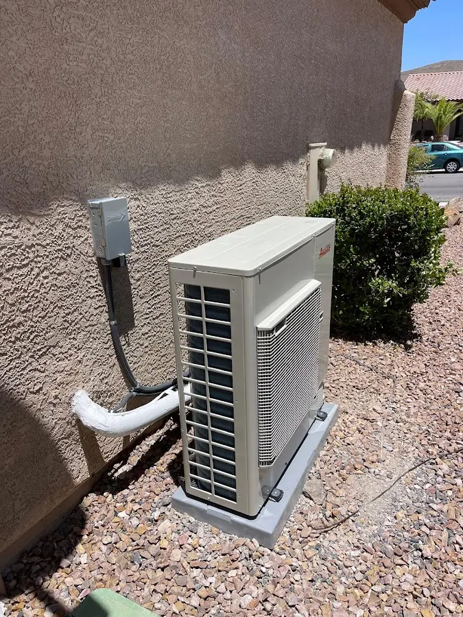 Residential air conditioning condenser unit in Union